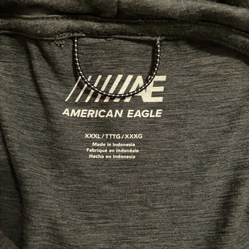 American Eagle lightweight, supersoft grey hoodie, M 3XL